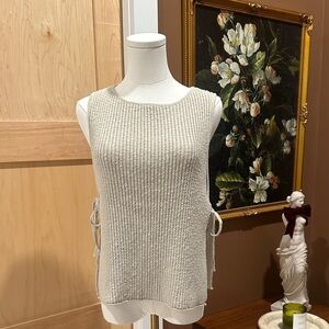 Free People Beach Lizzie side tie sweater top